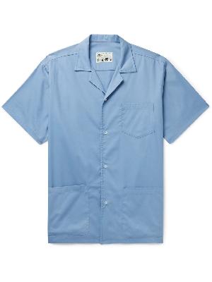 Bather - Traveler Camp-Collar Cotton-Blend Poplin Shirt