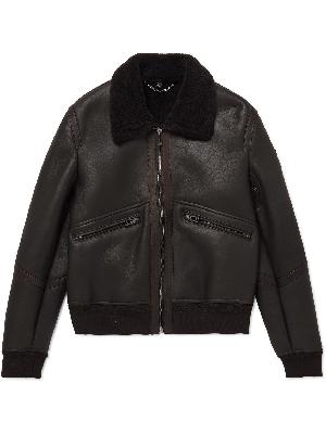 Belstaff - Tracer Shearling-Trimmed Leather Jacket