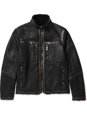 Belstaff - Tundra Shearling-Trimmed Leather Jacket