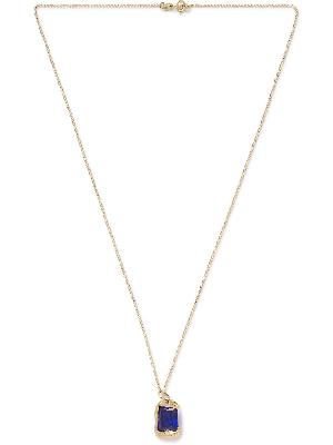 Bleue Burnham - 9-Karat Recycled Gold Sapphire Pendant Necklace