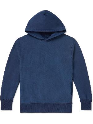 Blue Blue Japan - Indigo-Dyed Cotton-Jersey Hoodie