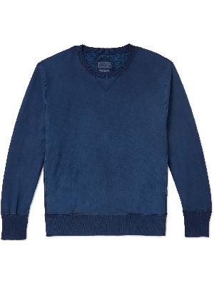 Blue Blue Japan - Indigo-Dyed Cotton-Jersey Sweatshirt