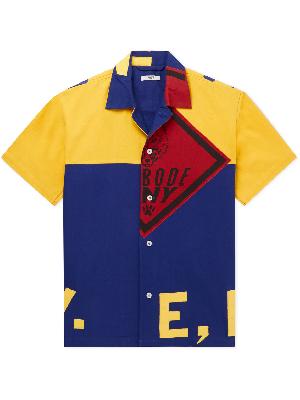 BODE - Scout Patchwork Printed Cotton Shirt