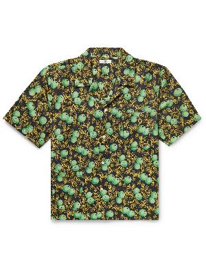 BODE - Gooseberry Camp-Collar Printed Cotton and Silk-Blend Twill Shirt