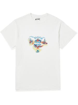 BODE - Printed Washed Cotton-Jersey T-Shirt