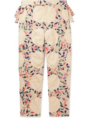 BODE - Straight-Leg Patchwork Printed Cotton Trousers