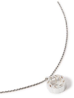 Bottega Veneta - Sterling Silver-Tone Pendant Necklace