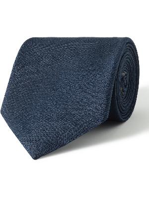 Brioni - 8cm Silk and Linen-Blend Tie