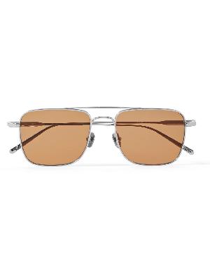 Brioni - Aviator-Style Silver-Tone Sunglasses