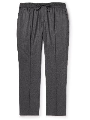 Brioni - Sidney Straight-Leg Wool and Cashmere-Blend Drawstring Trousers
