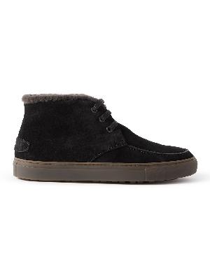 Brioni - Shearling-Lined Suede Chukka Boots