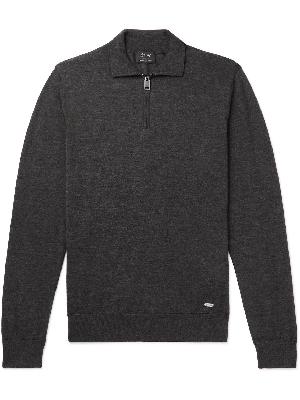 Brioni - Cashmere and Silk-Blend Half-Zip Sweater