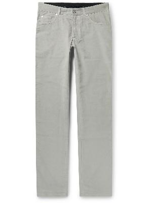 Brioni - Slim-Fit Stretch-Cotton Corduroy Trousers