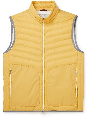 Brunello Cucinelli - Quilted Shell Down Gilet