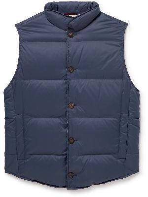 Brunello Cucinelli - Slim-Fit Quilted Nylon Down Gilet