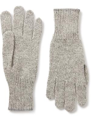 Brunello Cucinelli - Contrast-Tipped Cashmere Gloves