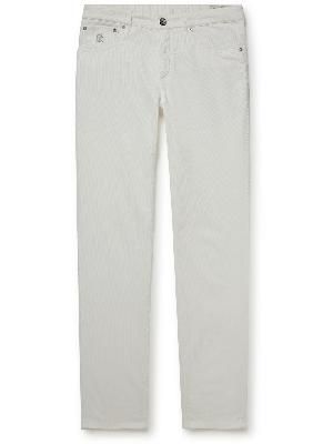 Brunello Cucinelli - Slim-Fit Tapered Cotton-Corduroy Trousers