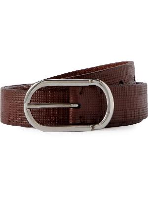 Brunello Cucinelli - 3cm Textured-Leather Belt