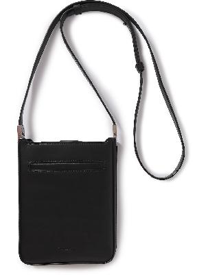 Burberry - Leather Messenger Bag