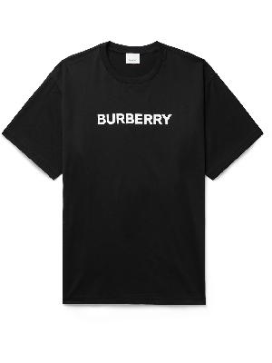 Burberry - Oversized Logo-Print Cotton-Jersey T-Shirt