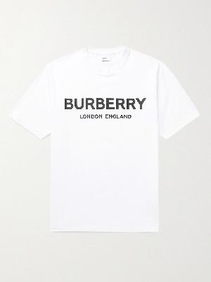 Burberry - Logo-Print Cotton-Jersey T-Shirt