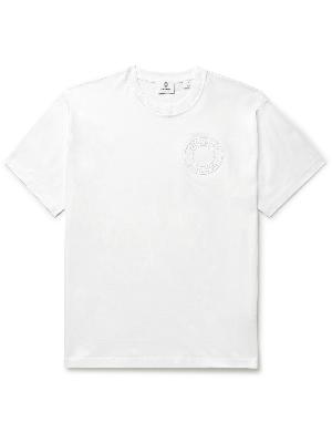 Burberry - Logo-Embroidered Cotton-Jersey T-Shirt