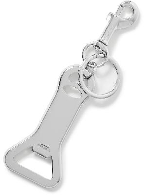 Burberry - Silver-Plated Key Fob