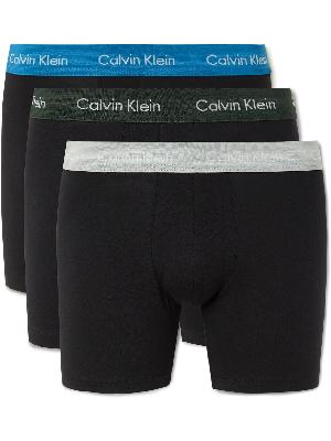 Calvin Klein Underwear - Three-Pack Stretch-Cotton Jersey Boxer Briefs