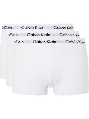 Calvin Klein Underwear - Three-Pack Low-Rise Stretch-Cotton Boxer Briefs