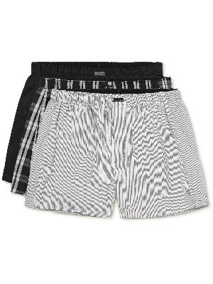 Calvin Klein Underwear - Three-Pack Cotton-Blend Boxer Shorts