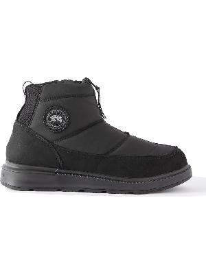 Canada Goose - Crofton Leather-Trimmed Quilted Shell Boots
