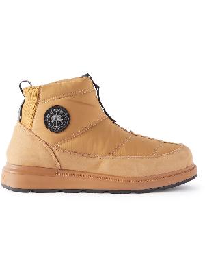 Canada Goose - Crofton Leather-Trimmed Quilted Shell Boots