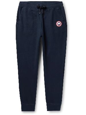 Canada Goose - Huron Tapered Logo-Appliquéd Cotton-Jersey Sweatpants