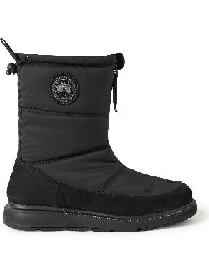 Canada Goose - Crofton Nubuck-Trimmed Quilted Shell Boots