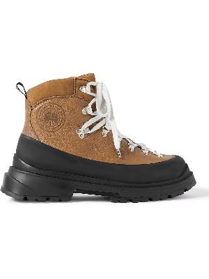 Canada Goose - Journey Rubber and Nubuck-Trimmed Full-Grain Leather Hiking Boots