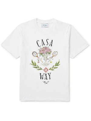 Casablanca - Casa Way Printed Organic Cotton-Jersey T-Shirt
