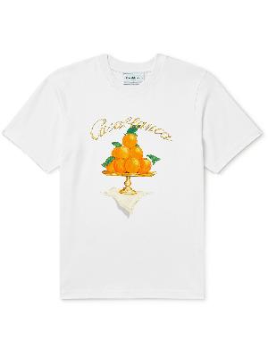 Casablanca - Ne Pas Deranger Printed Organic Cotton-Jersey T-Shirt