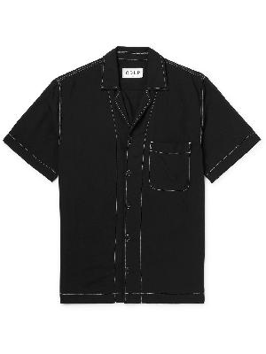 CDLP - Camp-Collar Embroidered ECOVERO Shirt
