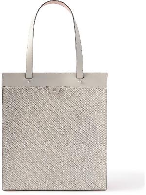 Christian Louboutin - Logo-Embossed Canvas and Leather Tote Bag