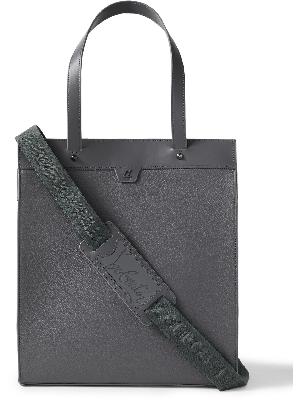 Christian Louboutin - Studded Leather and Rubber Tote