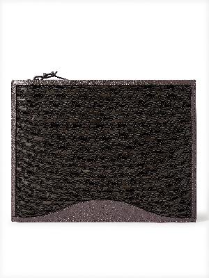 Christian Louboutin - Logo-Jacquard Coated-Canvas and Full-Grain Leather Pouch