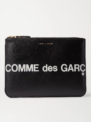 Comme des Garçons - Logo-Print Leather Pouch