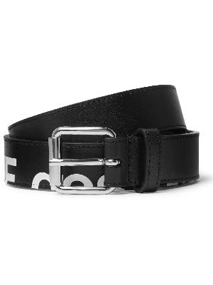 Comme des Garçons - 3cm Logo-Print Leather Belt