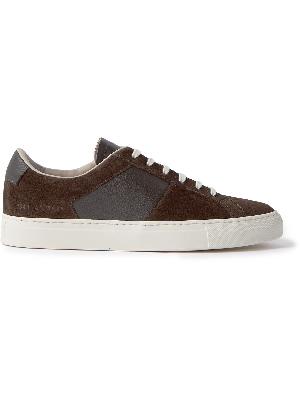 Common Projects - Winter Achilles Suede and Full-Grain Leather Sneakers