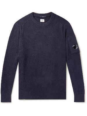 C.P. Company - Logo-Appliquéd Fleece Sweater