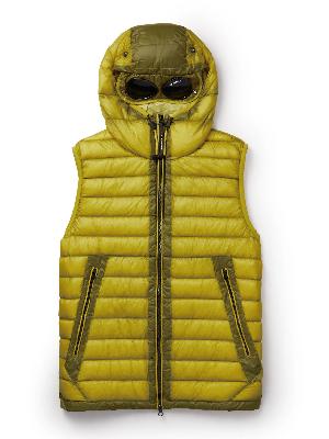 C.P. Company - Quilted Ripstop Hooded Down Gilet with Goggles