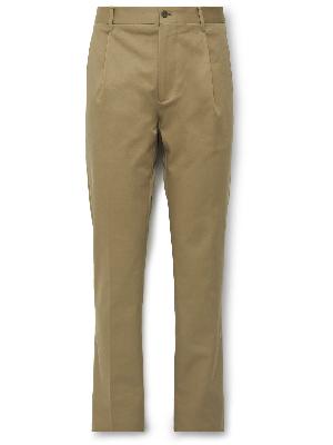 Etro - Slim-Fit Stretch-Cotton Twill Trousers