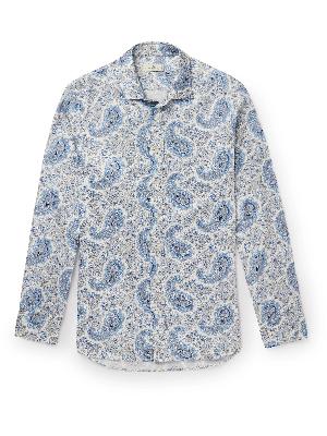 Etro - Cutaway-Collar Paisley-Print Cotton-Poplin Shirt