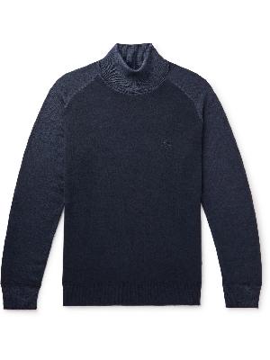 Etro - Logo-Embroidered Virgin Wool Rollneck Sweater