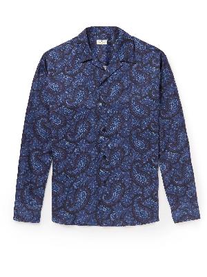 Etro - Camp-Collar Paisley-Print Cotton-Poplin Shirt
